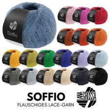 Lana Grossa SOFFIO soffice filato pizzo - merino e cotone con percentuale di cashmere