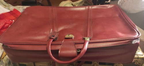 Valigia vintage pelle anni - in,