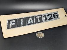 FIAT 126 20,5 CM 205MM ADESIVO PRISMATICO ADESIVI STICKER STICKERS DECALCOMANIA
