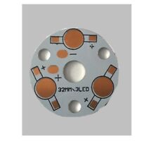 2X BASETTA IN ALLUMINIO DISSIPATORE 3 led 1W 3W 5W montaggio installazione chip