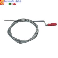 Stura Lavandini a Molla Laccio Sonda Scarico Lavelli Bagno Acciaio con Manovella