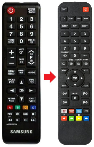 Telecomando adatto per samsung - telecomando,