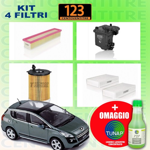 Kit tagliando filtri peugeot - kit,