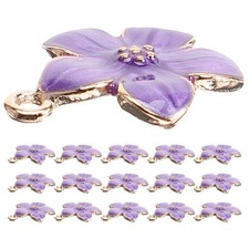  20 Pcs Ciondoli Per Orecchini Ciondolo A Sospensione Fascino Dei Fiori