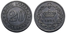 20 centesimi 1894 R BB+