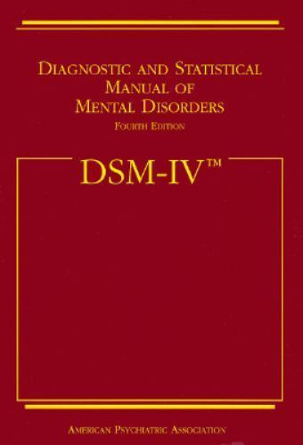 Diagnostic and statistical - diagnostic,