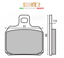 Coppia pastiglie freno