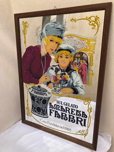 Specchio pubblicitario vintage - specchio,
