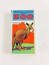 Scatola 12 Pastelli a Colori Serie Zoo Vintage CANGURO