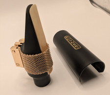 JODY JAZZ BOCCHINO SAX TEN 7*+SW LEGATURA  A RETE GOLD PLATED+CAP OMAGGIO BUNDLE