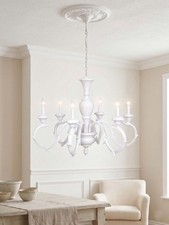 Classic wooden chandelier