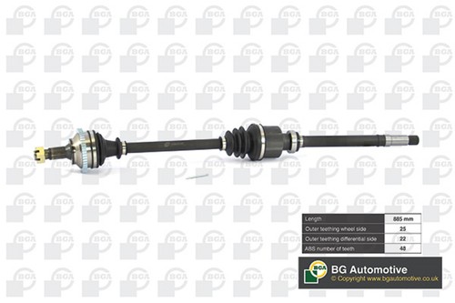 Albero motore bga ds6722ra - albero,