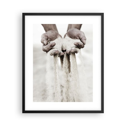 Poster 40x50cm sabbia - sabbia, mani