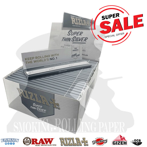 Cartine rizla argento king - cartine,