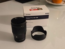 Obiettivo Sigma 16mm F1.4 Sony
