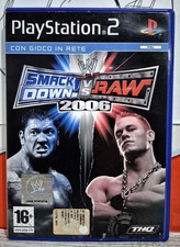WWE SMACKDOWN VS. RAW 2006 PS2 PLAYSTATION 2 WRESTLING ITALIANO COMPLETO BUONO