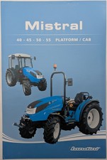 Scheda tecnica brochure trattore Landini Mistral 45, 50, 55, 60 originale