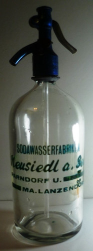 Antica bottiglia soda sifone - antica,