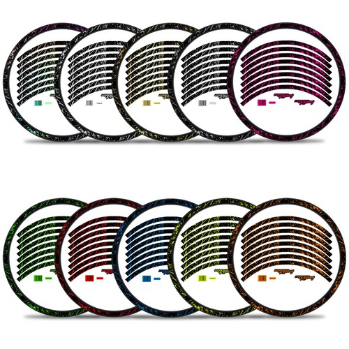 Set adesivi cerchi bici - , mtb