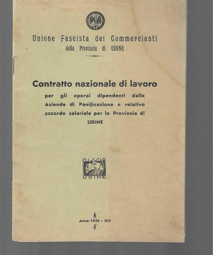 Opuscolo fascista commercianti - fascista,