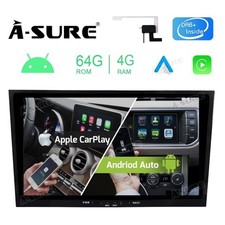 Autoradio nera Android 4+64 GB