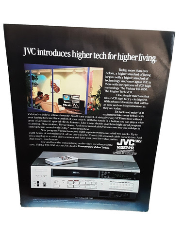 Pubblicità stampa lettore vhs - stampa,