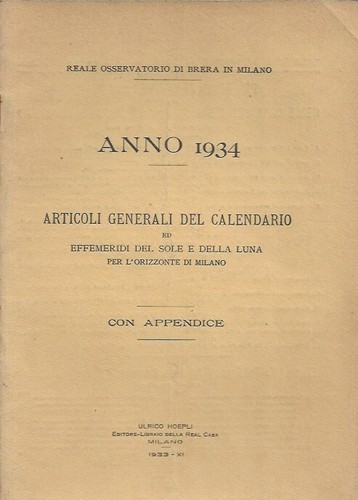 Articoli calendario effemeridi - articoli,