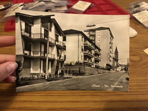 Cartolina altare via nazionale - cartolina,