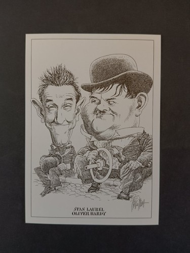 Cartolina caricatura stan - caricatura,