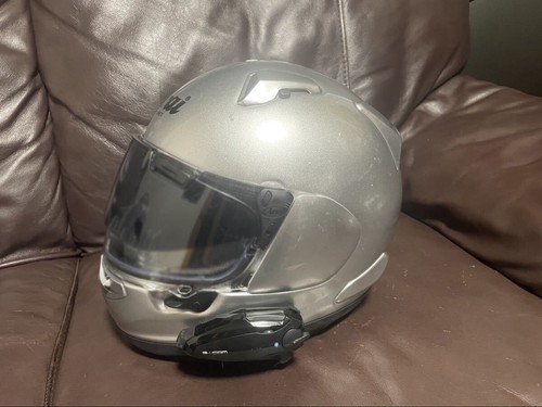 Arai full face helmet silver - full,