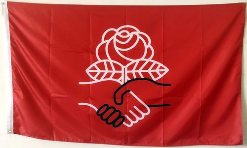 Bandiera stendardo democratici - bandiera,