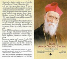 Beato ANDREA G. LONGHIN V.-