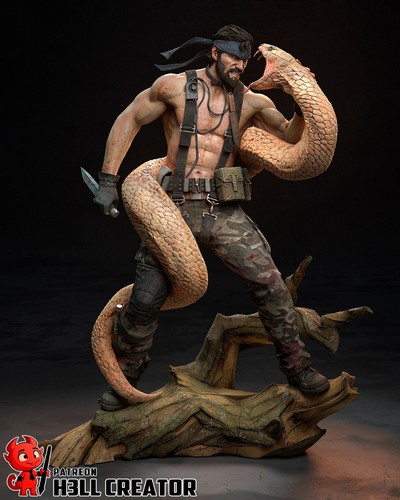 Big boss naked - naked, snake