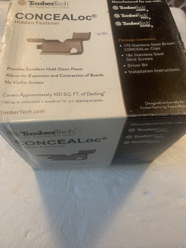 Timbertech concealoc deck - deck, clip