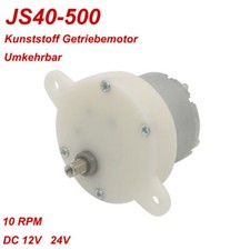 Micro Motore DC 12V 24V Plastica Trasmissione Motore Elettrico Motoriduttore JS40-500