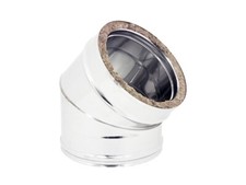 CURVA 45° DOPPIA PARETE