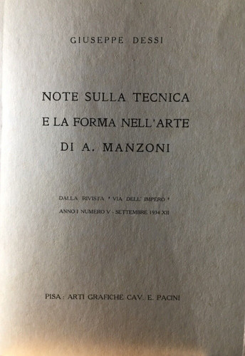 Note sulla tecnica forma - tecnica,