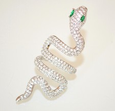 ANELLO SERPENTE donna argento