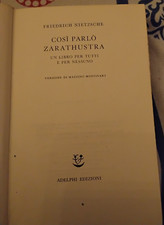 COSI' PARLO' ZARATHUSTRA VOL
