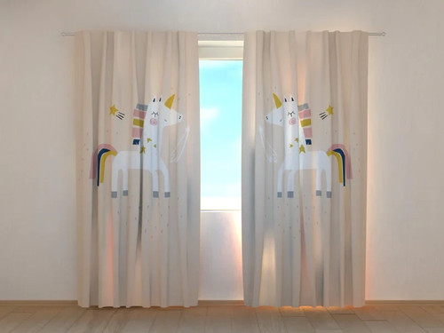 Tende sognando unicorno - tende,