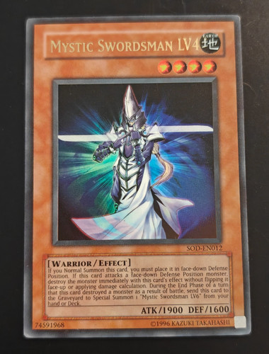 Yugioh mystic swordsman - mystic,