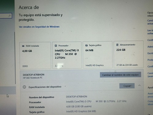 Placa base portatil g62 - placa, /