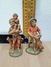 Lotto 2 statuine presepe made