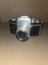 Fotocamera Exakta Varex II con obiettivo Carl Zeiss Jena Boiter 50 mm