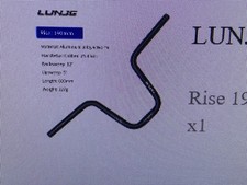 Manubrio Per Mtb o bmx Nuovo causa Errato acquisto ancora imballato