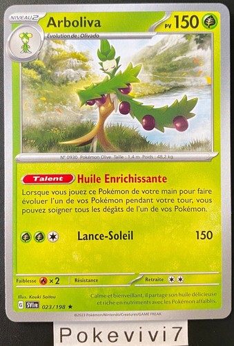 Carte pokemon arboliva 023 - pokemon, 023/198
