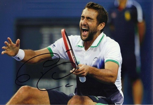 Marin cilic signed - signed, 12x8