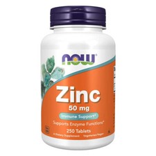 Now Foods  zinco gluconato (50mg) - 250 pillole  NOW1522