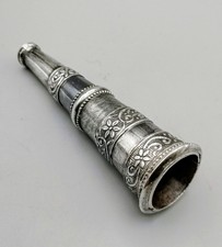 CILUM - ANTICO BOCCHINO TIBETANO IN ARGENTO - XIX SECOLO