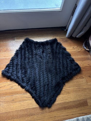 Poncho donna medio nero - , in